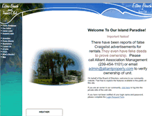 Tablet Screenshot of esterobeachfl.com